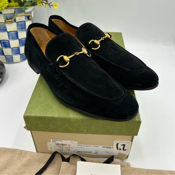 Men’s Gucci suede Jordaan loafer size 10.5 made in Italy - Picture 13 of 13